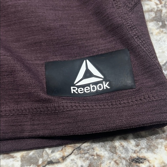 Reebok Men's Dark Purple Athletic Shorts - Picture 3 of 4